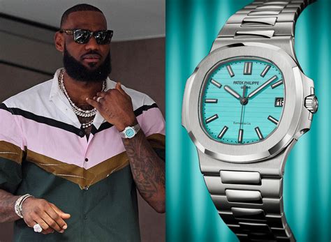 lebron james patek philippe tiffany blue